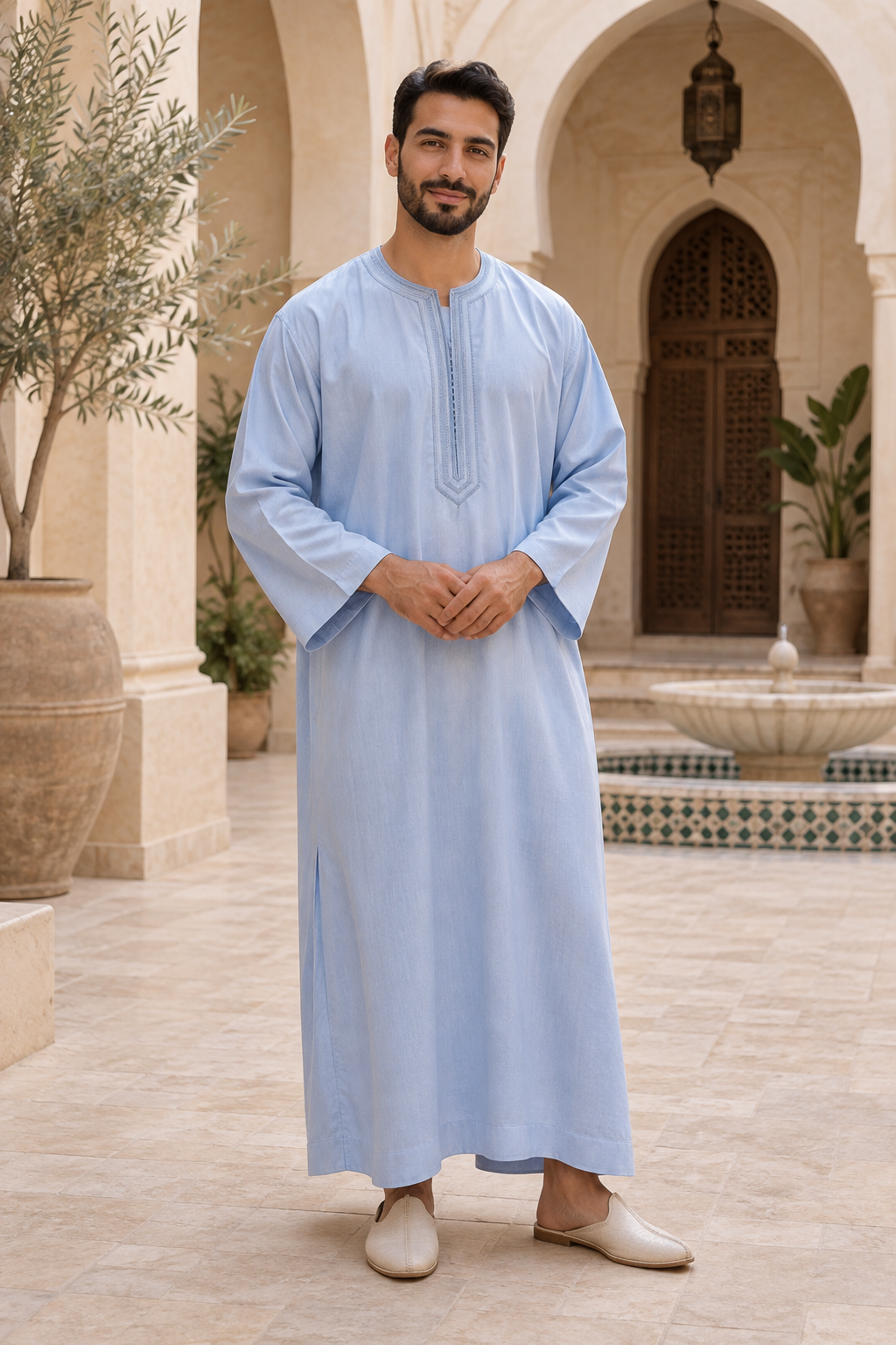 قندورة رجالية مغربية